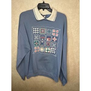 Vintage Gopher Sport Pullover Sz XL Granny Core